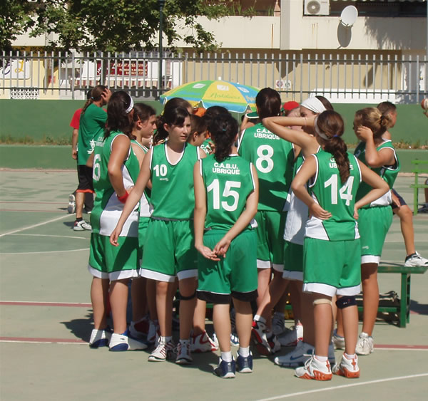 Las Infantiles B del CABU estuvieron muy concentradas.