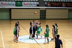 En juego, Pabellón Carranque en Málaga.